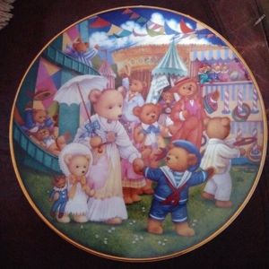 Teddy Bear Fair Collector Plate Franklin Mint Carol Lawson Carnival Limited Ed.